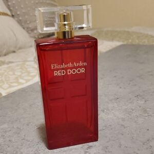 Elizabeth Arden Red Door Moisturizer Bottle - Red with Gold Accents